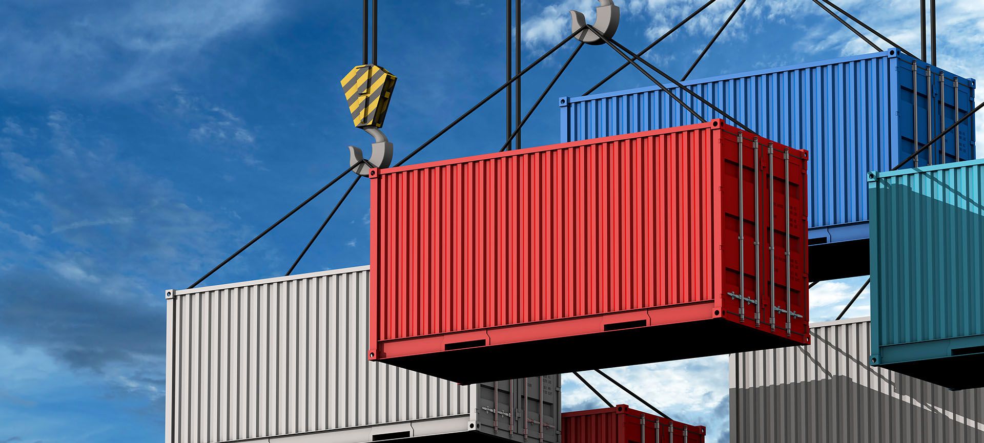 shipping containers after delivery
